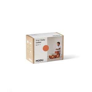 MODU 3-in-1 Baby Walker - Burnt Orange/Dusty Green