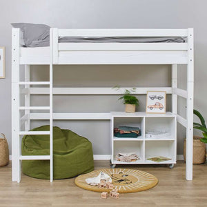Hoppekids Stege till ECO Luxury Hög säng - Rak - Vit