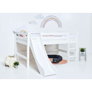 Hoppekids ECO Luxury Halvhög modul 120x200 cm - Vit