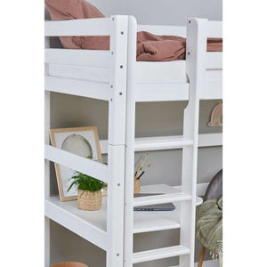 Hoppekids ECO Luxury MEGA-säng 90x200cm med loungemodul och bordsplatta - Vit