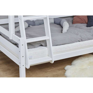 Hoppekids ECO Luxury Rak stege tilll Våningssäng - Vit