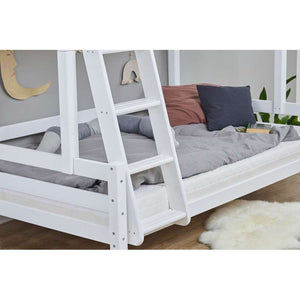 Hoppekids ECO Luxury Rak stege tilll Våningssäng - Vit