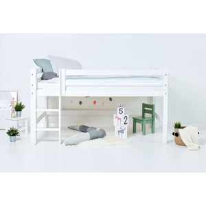 Hoppekids ECO Luxury Halvhög modul 120x200 cm - Vit