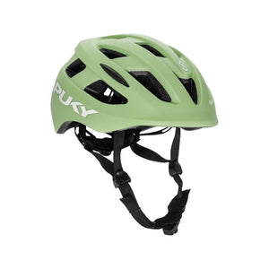 PUKY Cykelhjelm m. Lys - M - 54-58 cm. - Retro Green