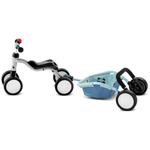 PUKY Traily - 2-i-1 Gåvogn og Cykelanhænger - Retro Blue