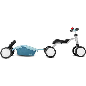 PUKY Traily - 2-i-1 Gåvogn og Cykelanhænger - Retro Blue