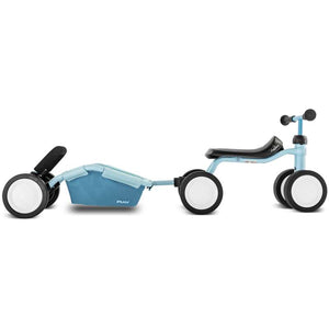 PUKY Traily - 2-i-1 Gåvogn og Cykelanhænger - Retro Blue