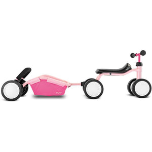 PUKY Traily - 2-i-1 Gåvogn og Cykelanhænger - Retro Rose