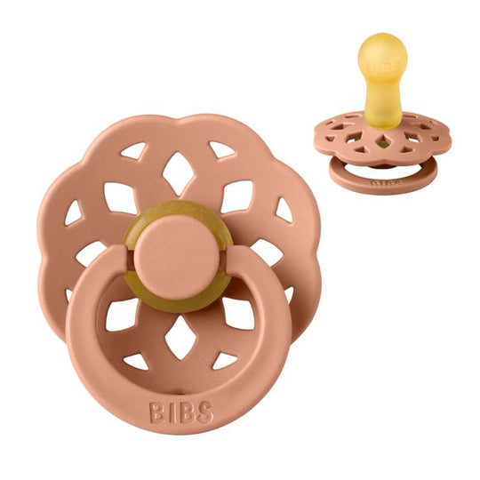 BIBS Boheme Napp - Stl 2 - Naturgummi - Peach