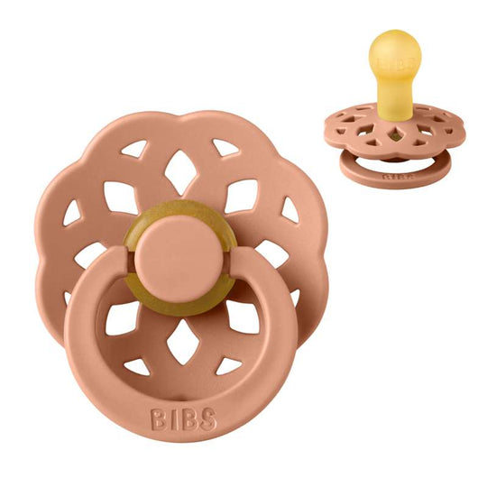 BIBS Boheme Napp - Stl 1 - Naturgummi - Peach