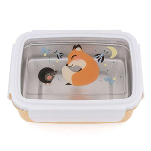 Petit Monkey Bento Matlåda - Fox & Fireflies - Gul