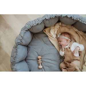 Play & Go Babynest Legetæppe - Bloom - Dusty Blue