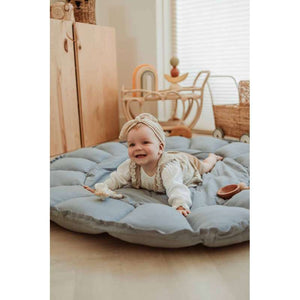 Play & Go Babynest Legetæppe - Bloom - Dusty Blue