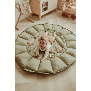 Play & Go Babynest Legetæppe - Bloom - Meadow Green