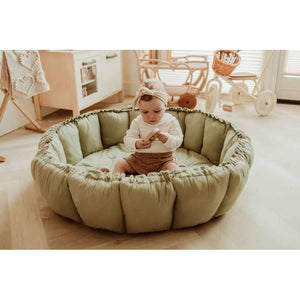 Play & Go Babynest Legetæppe - Bloom - Meadow Green