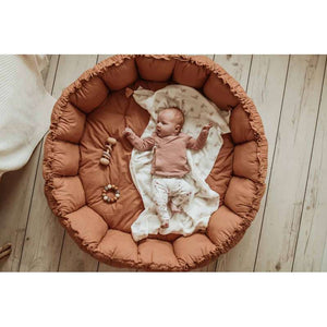 Play & Go Babynest Legetæppe - Bloom - Tawny Brown