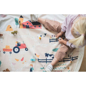 Play & Go 2-i-1 Förvaringsmatta/lekmatte - Farm