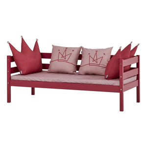 Hoppekids PRINCESS Kudde - Pale rose - stor kronor