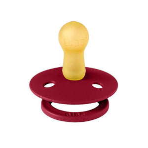 BIBS Colour Napp - Stl 2 - Naturgummi - Ruby