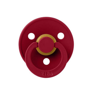 BIBS Colour Napp - Stl 2 - Naturgummi - Ruby