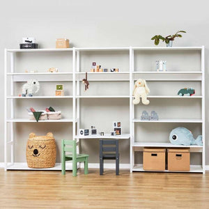 Hoppekids STOREY Set med 2 hyllor - Flera storlekar - Vit