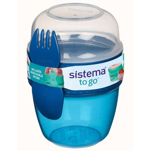System Behållare för Matförvaring - Snackkapsel To Go - 515 ml - Ocean Blue