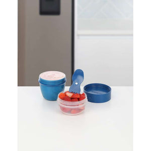 System Behållare för Matförvaring - Snackkapsel To Go - 515 ml - Ocean Blue