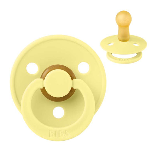 BIBS Colour Napp - Stl 2 - Naturgummi - Sunshine