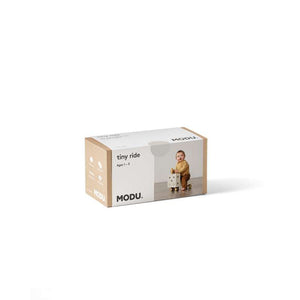MODU Tiny Ride - Lille Gåbil - Sand Grey/Honey Yellow