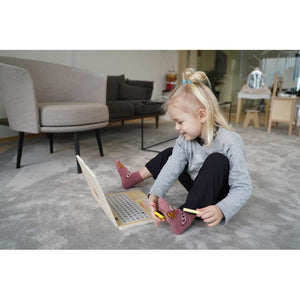 Kid'oh Leksaksdator / bärbar dator i trä