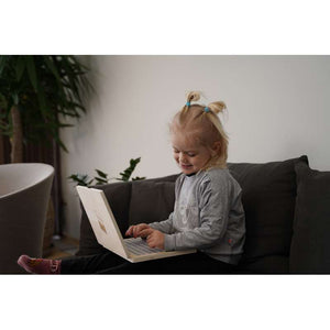 Kid'oh Leksaksdator / bärbar dator i trä