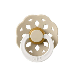 BIBS Boheme Napp - Stl 2 - Naturgummi - GLOW - Vanilla
