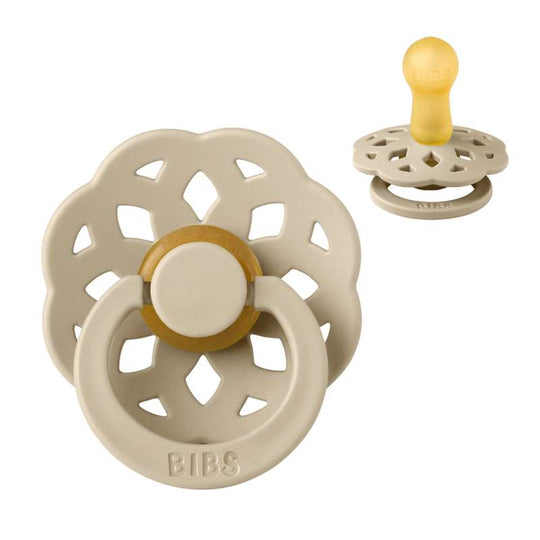 BIBS Boheme Napp - Stl 2 - Naturgummi - Vanilla