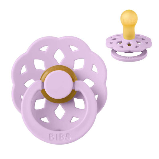 BIBS Boheme Napp - Stl 1 - Naturgummi - Violet Sky