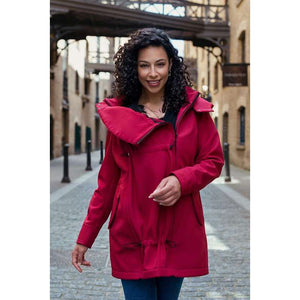 Wombat & Co Shell - Graviditets- og Bærejakke - Cherry Red