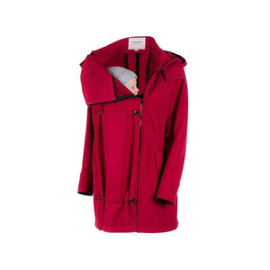 Wombat & Co Shell - Graviditets- og Bærejakke - Cherry Red