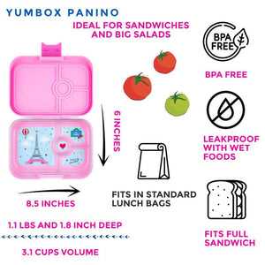 Yumbox Matlåda - Panino - 4 fack - Fifi Pink/Paris Je T'aime