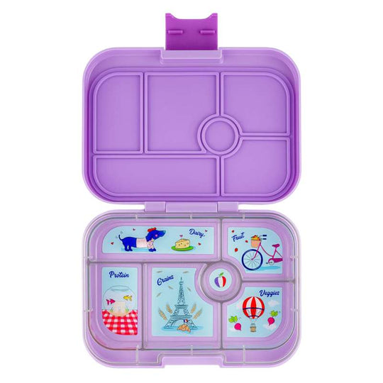 Yumbox Matlåda - Original - 6 fack - Lulu Purple/Paris Je T'aime