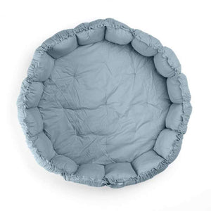 Play & Go Babynest Legetæppe - Bloom - Dusty Blue