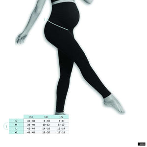 Carriwell Mum to Be Ventleggings med stödfunktion - svart