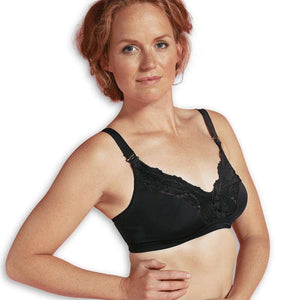 Carriwell New Mum Amnings-BH Lace Drop Cup - Svart