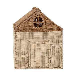 Bloomingville Sigga Dockhus m. Lock - Natur (Rattan)