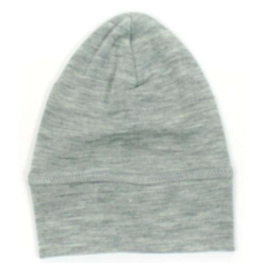 Engel Natur Hue/Beanie til Baby - Uld/Silke - Grey Melange