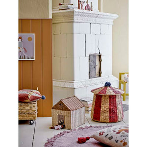 Bloomingville Sigga Dockhus m. Lock - Natur (Rattan)