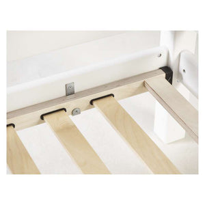 Hoppekids ECO Luxury MEGA-säng 90x200cm med lutande stege - samt loungemodul och bordsplatta - Flexibel inläggsbotten - Vit