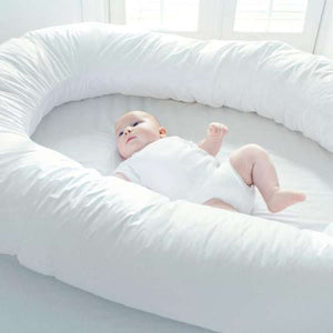 Fossflakes Superior Comfort-U gravidkudde/amningskudde 168x87x30 cm inkl. Jersey lakan