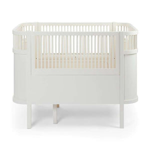 Sebra Säng 70x112,5/155 cm - Classic, Baby och Junior - Vit