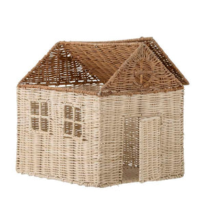 Bloomingville Sigga Dockhus m. Lock - Natur (Rattan)