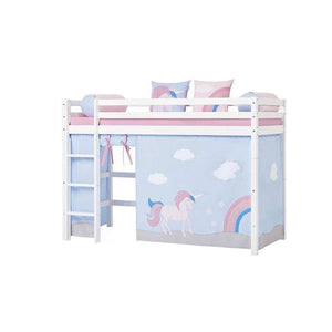 Hoppekids ECO Dream Mellanhög säng - 90x200 cm - Vit