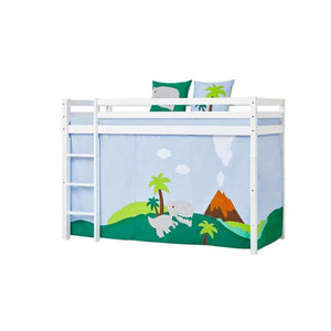 Hoppekids ECO Dream Mellanhög säng - 90x200 cm - Vit